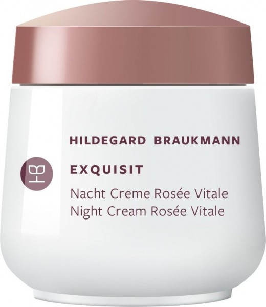Hildegard Braukmann EXQUISIT Nacht Creme Roseé Vitale für anspruchsvolle Haut
