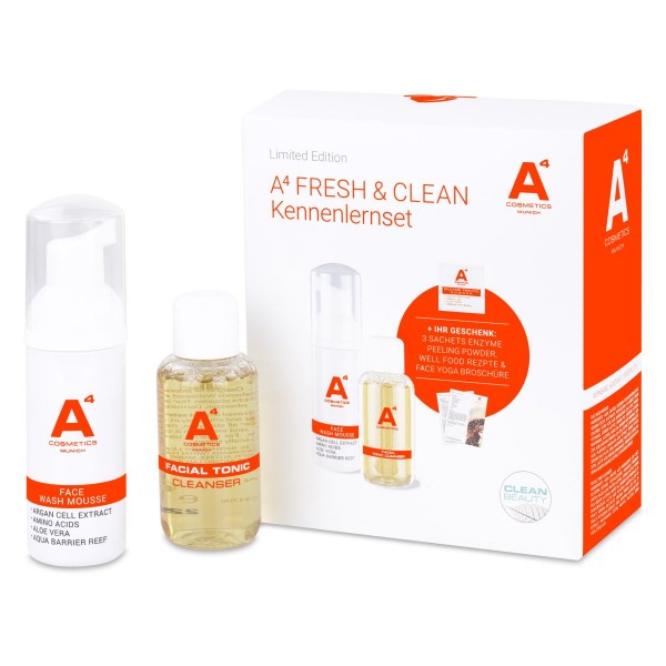 A4 Cosmetics A4 Fresh & Clean Kennenlern Set Reisegrößen