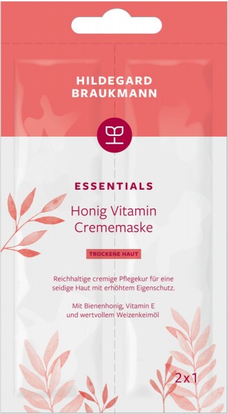 Hildegard Braukmann ESSENTIALS Honig Vitamin Crememaske Reichhaltig