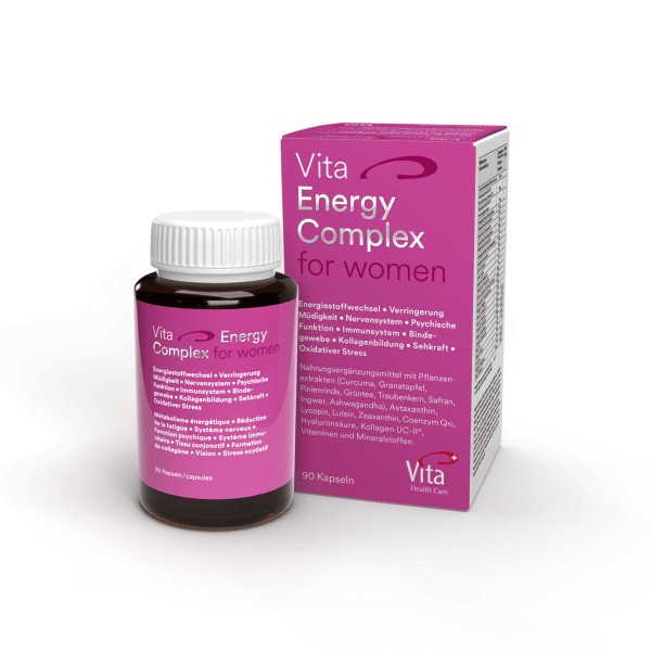 Vita Vita Energy Complex for Women 90 Kapseln Nahrungsergänzung