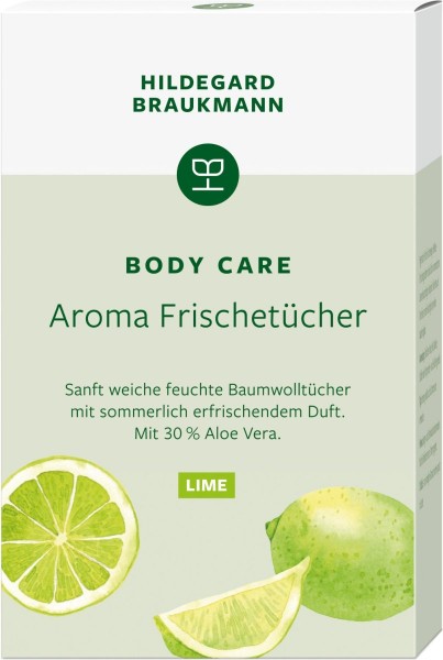 Hildegard Braukmann BODY CARE Aroma Frischetücher Lime 10 Stück