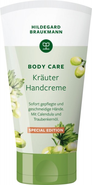 Hildegard Braukmann BODY CARE Kräuter Handcreme Special Edition