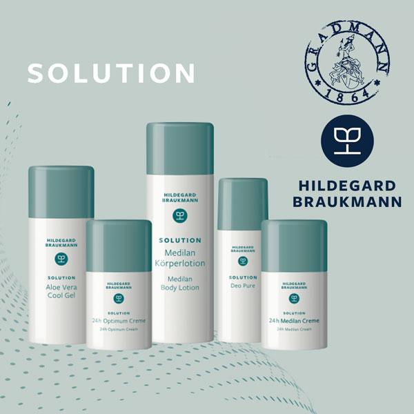Hildegard Braukmann • Solution • die Spezialpflegeserie bei GRADMANN 1864 Parfümerie