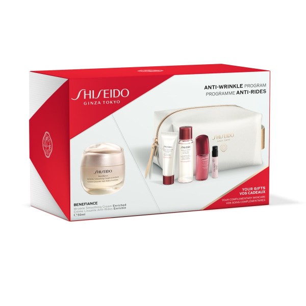 Shiseido Benefiance Wrinkle Smoothing Cream Set Geschenkpackung