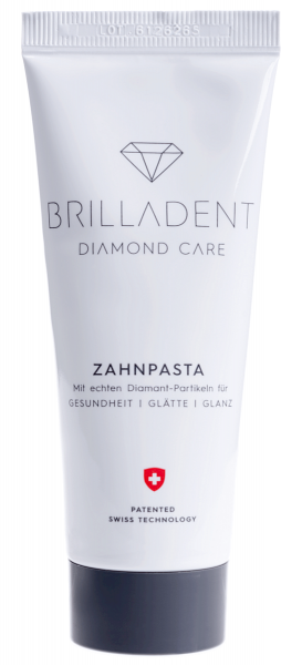 Brilladent Diamond Care Zahnpasta mit echten Diamant-Partikeln