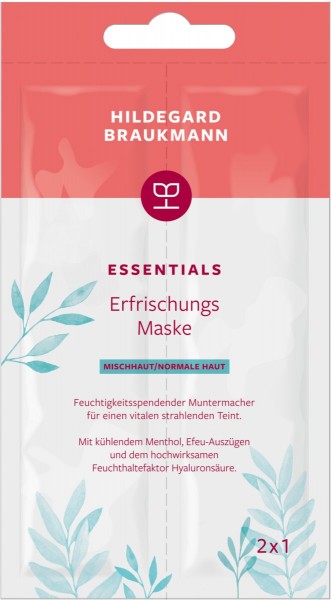 Hildegard Braukmann ESSENTIALS Erfrischungs Maske Muntermacher