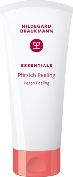 Hildegard Braukmann ESSENTIALS Pfirsich Peeling Entfernt Hautunreinheiten