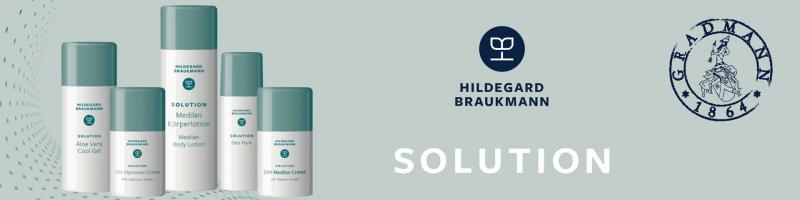 Hildegard Braukmann • Solution • die Spezialpflegeserie bei GRADMANN 1864 Parfümerie