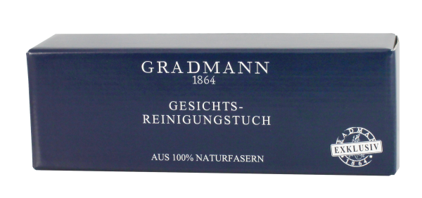 Gradmann 1864 Gesichts Reinigungstuch (1 Stück) 100 % Naturfaser