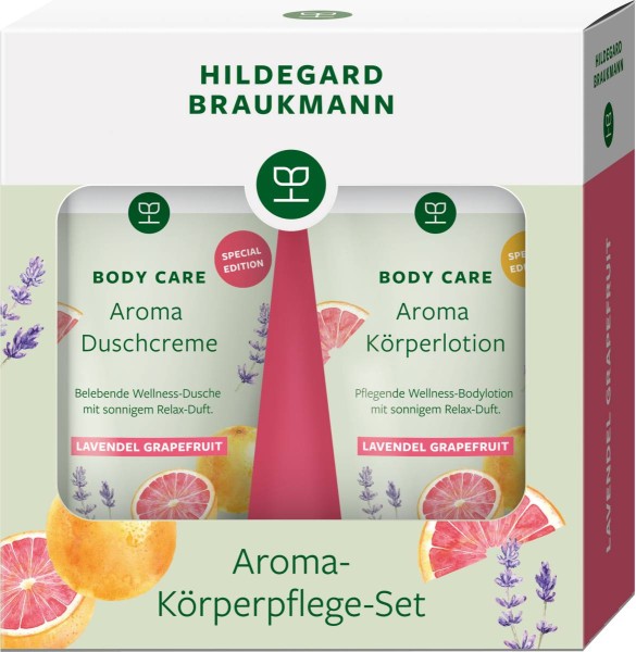 Hildegard Braukmann BODY CARE Aroma Körperplege Set Lavendel Grapefruit
