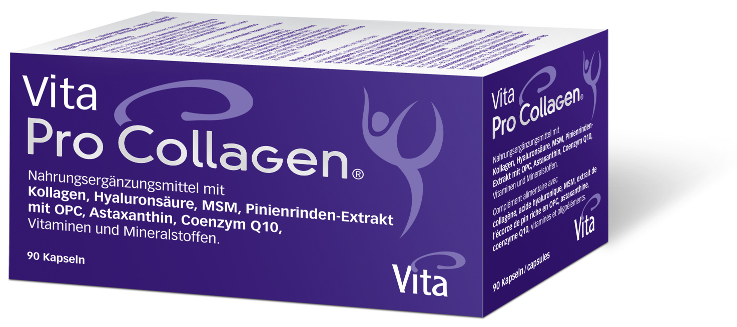 Гиалуроновая кислота с коллагеном и коэнзимом q10. Vita Collagen Complex Швейцария. Vita Pro Collagen.